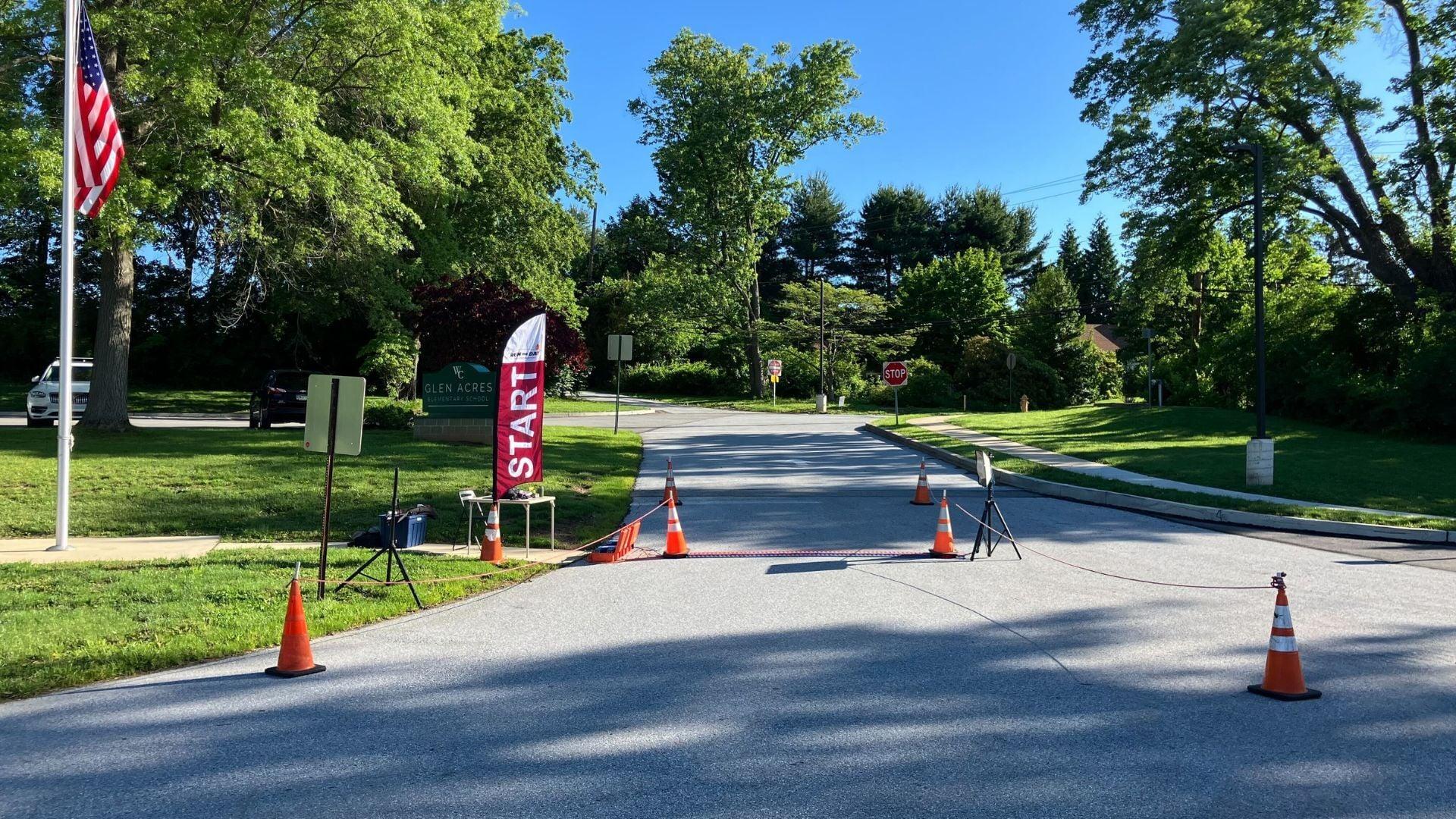 5K Fun Run in New Jersey with volunteers and runners