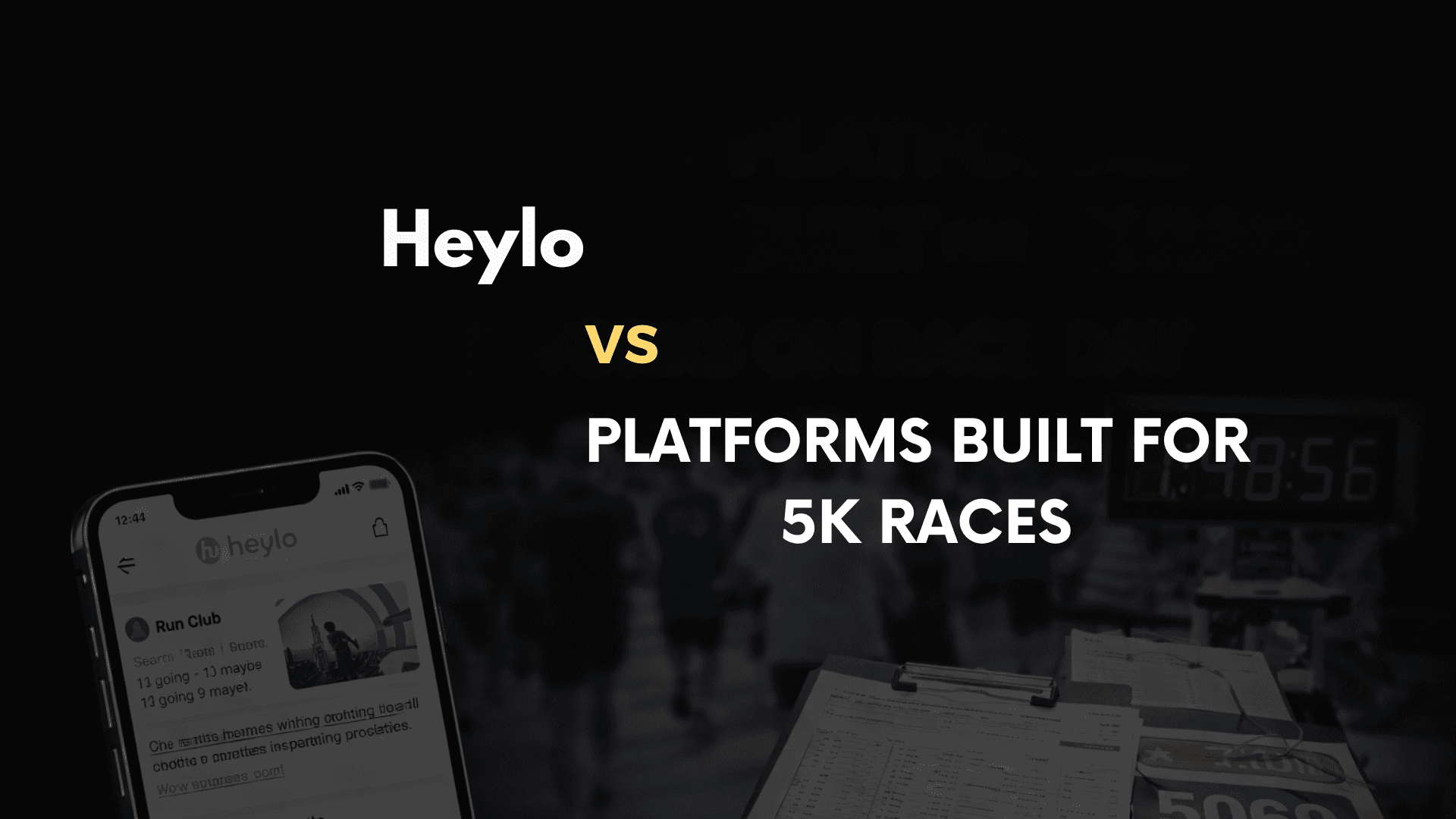 Heylo vs Platforms Built for 5Ks: What Works on Race Day
